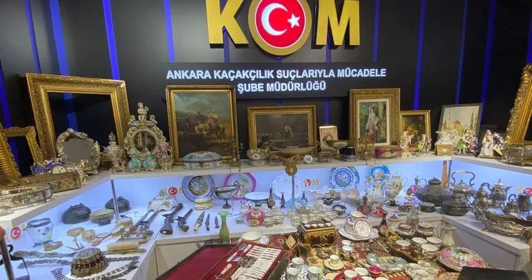Ankara polisinin dikkati 1120 tarihi eseri yakalanmasını sağladı