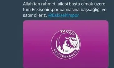 Keçiörengücü ile Osmanlıspor’dan Kaan Öztürk için başsağlığı mesajı