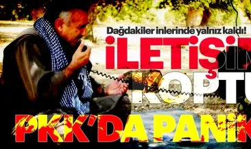 PKK’ya bir darbe daha; teröristlerin Kandil’le iletişimi kesildi
