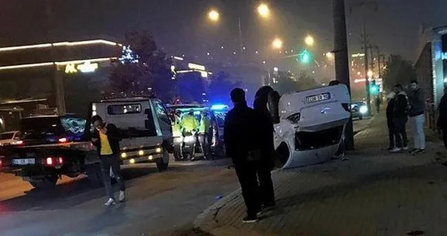 alkollu surucu 3 kisinin yaralandigi