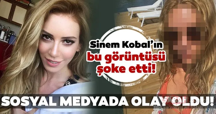 Ünlü oyuncu ve sunucu Kenan İmirzalıoğlu’nun eşi oyuncu Sinem Kobal görüntüsü ile olay oldu!