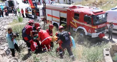 Erzurum’da gerçeğini aratmayan tatbikat