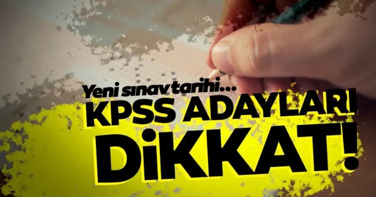 KPSS sınavı ne zaman hangi tarihte yeniden yapılacak? 2022 KPSS Lisans sınavı iptal mi oldu,  tekrarlanacak mı, yeni sınav ne zaman?