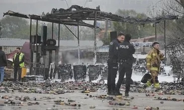 Bursa'da geri dönüşüm tesisinde patlama #bursa