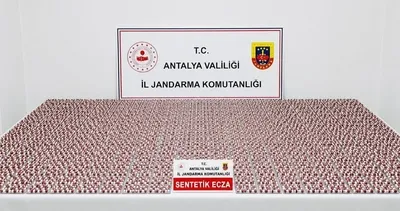 5 bin 865 uyuşturucu hap ele geçirildi