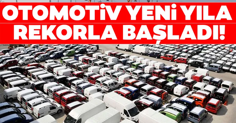 Otomotiv ihracatı yeni yıla rekorla başladı