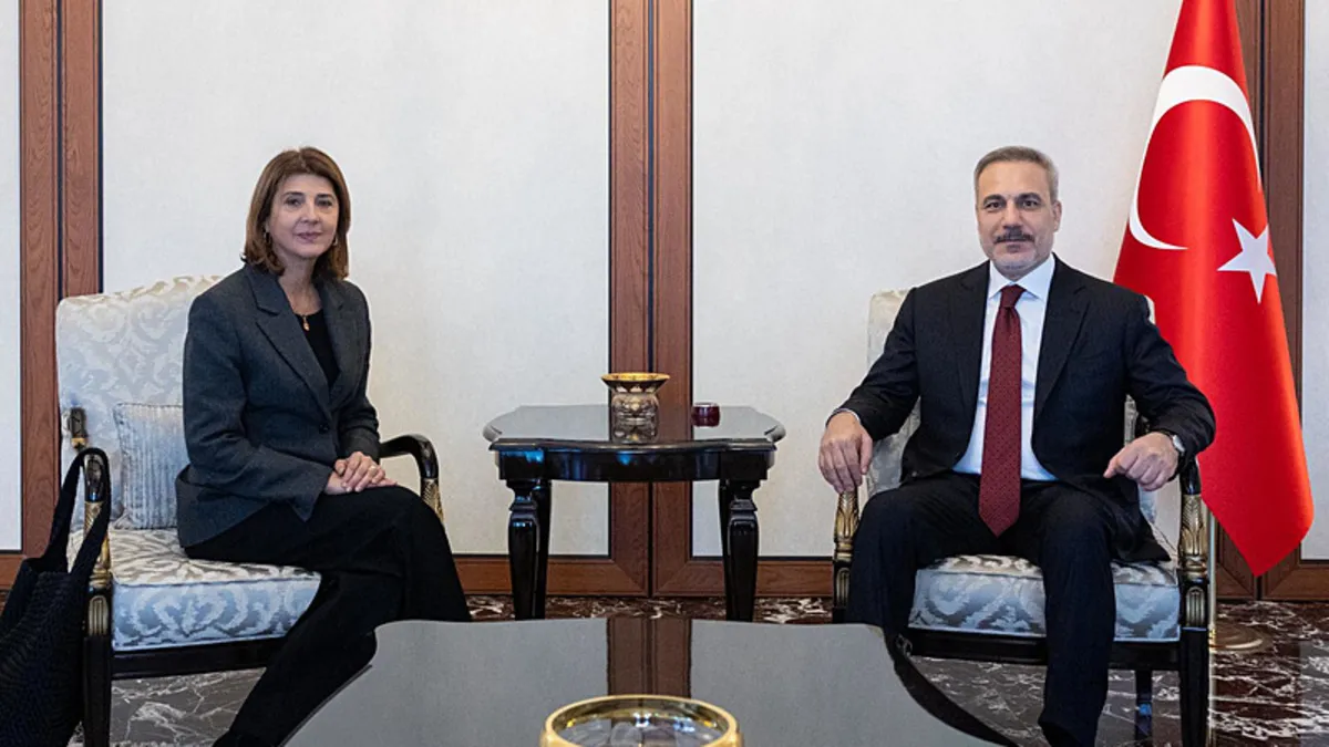 Bakan Fidan, BM'nin Kıbrıs Temsilcisi'ni kabul etti