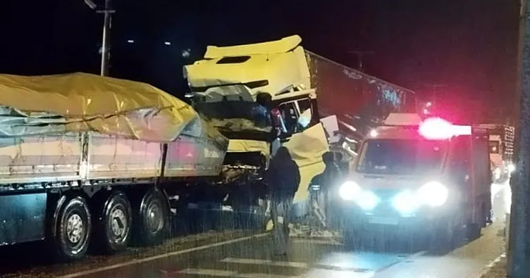 Konya’da zincirleme kaza: 1 ölü, 3 yaralı