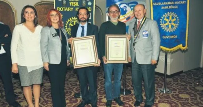 Rotaryenlerin ödülü sanatçılara