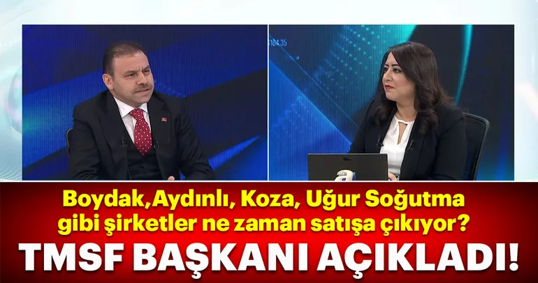 Şirketleri şu anda satma düşüncemiz yok