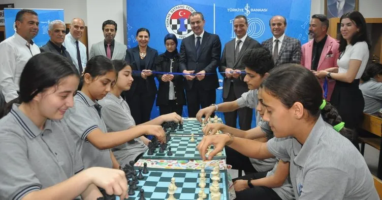 Türkiye’nin 40 bininci satranç sınıfı Tarsus’ta açıldı