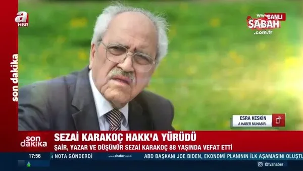Son dakika: Türk edebiyatının usta ismi Sezai Karakoç hayatını kaybetti! Sezai Karakoç kimdir? | Video