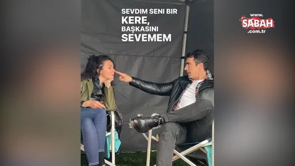 Birce Akalay’dan dikkat çeken İbrahim Çelikkol paylaşımı: Sevdim seni bir kere! | Video