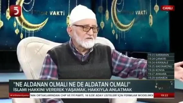 TV5'te skandal iftar programı! Mehmet Ali Kayacı Başkan Erdoğan'ı küstah sözlerle hedef aldı | Video