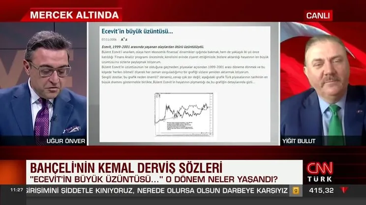 Cumhurbaşkanı Başdanışmanı Yiğit Bulut'tan canlı yayında önemli açıklamalar