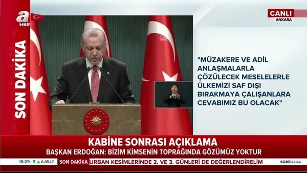 Başkan Erdoğan'dan Ayasofya Camii açıklaması: 