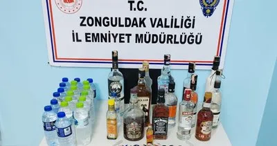 Zonguldak’ta kaçak alkol operasyonu