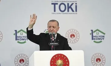 Son dakika: Başkan Erdoğan TOKİ’nin töreninde müjdeyi verdi! 2023’e kadar milletimizin hizmetine sunacağız