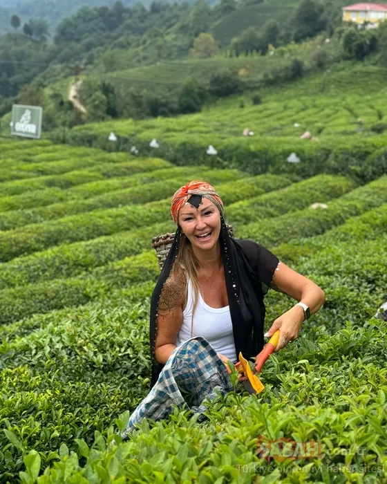 Pınar Altuğ Rize’de çay topladı, Artvin’de horon tepti! Pınar Altuğ’un Karadeniz çıkarmasından renkli anlar...