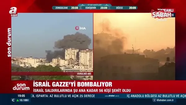 Son Dakika Haberi... İsrail, Gazze'yi bombalamaya devam ediyor | Video