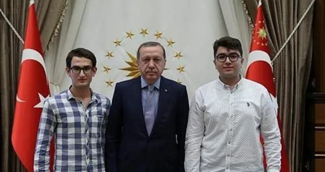 Cumhurbaşkanı Erdoğan, başarılı öğrencileri kabul etti