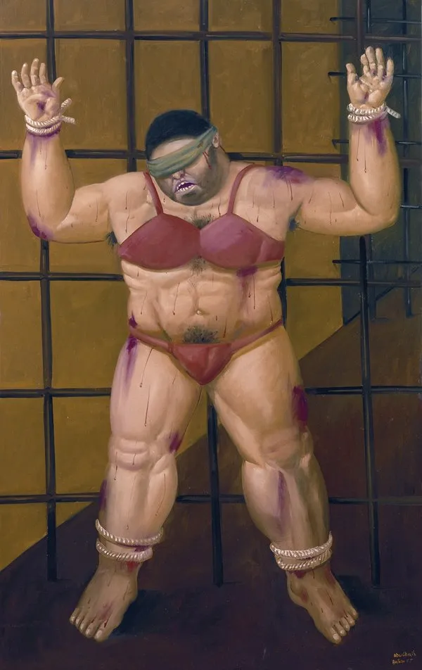 Botero'nun fırçasından Ebu Garip mahkumları