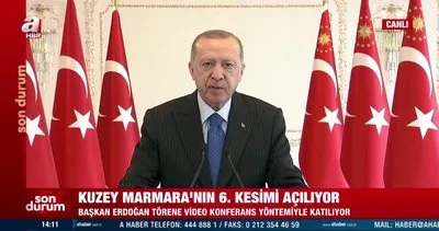 Son dakika! Başkan Erdoğan’dan Kuzey Marmara Otoyolu 6. Kesim Açılış Töreninde önemli açıklamalar | Video