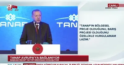 Cumhurbaşkanı Erdoğan’dan TANAP Projesi Avrupa Bağlantısı Açılış Programı’nda önemli açıklamalar