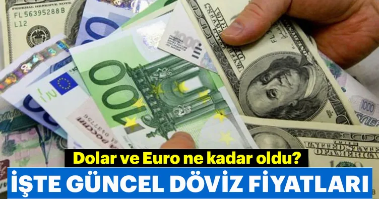 Euro ve dolar ne kadar oldu? İşte güncel döviz fiyatları!