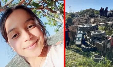 Burdur'da kahreden olay! Traktör şarampole uçtu! 11 yaşındaki Edanur feci şekilde can verdi #burdur