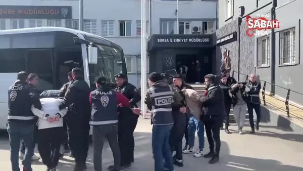 Bursa’da fuhuş çetesine şafak vakti operasyon: 19 tutuklama | Video