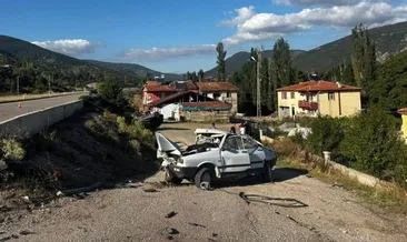 Tokat'ta feci kaza! İki otomobil çarpıştı: 1 ölü, 3 yaralı #tokat