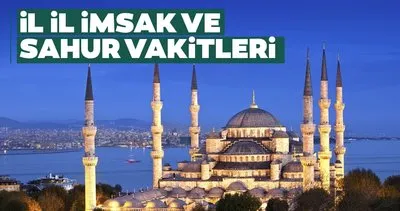 Diyanet Ramazan İmsakiyesi 2020 il il: İstanbul, Ankara, İzmir, Gaziantep, Trabzon, Bursa ve il il sahur saati vakitleri bilgisi! İstanbul’da imsak sahur saat kaçta bitiyor?