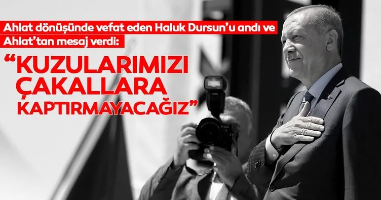 Başkan Erdoğan Ahlat’ta konuştu: Ahlat’ı görmeyen Anadolu’yu anlayamaz