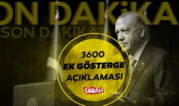 Cumhurbaşkanı Erdoğan’dan kritik son dakika 3600 ek gösterge açıklaması! 3600 ek gösterge nedir, ne zaman çıkacak, kimleri kapsıyor?