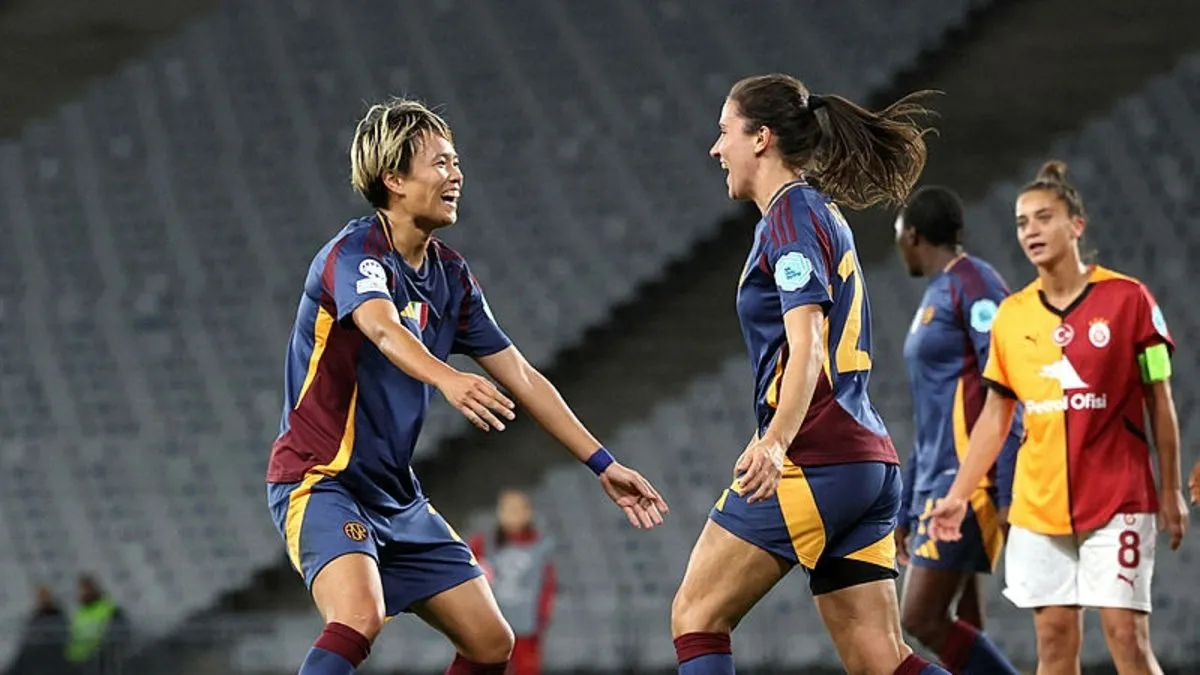 Galatasaray Kadın Futbol Takımı, Roma’ya 6-1 yenildi Galatasaray Kadın Futbol Takımı, Roma’ya 6-1 yenildi