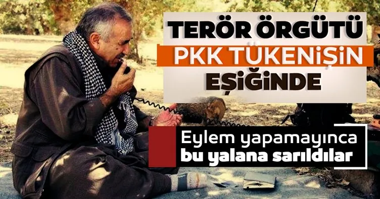 Son dakika: Terör örgütü PKK tükendi! Hiçbir eylem gerçekleştiremeyince bu yalana başvurdular...