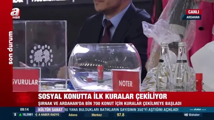 TOKİ Ardahan ve Şırnak kura çekimi canlı izle! | Video