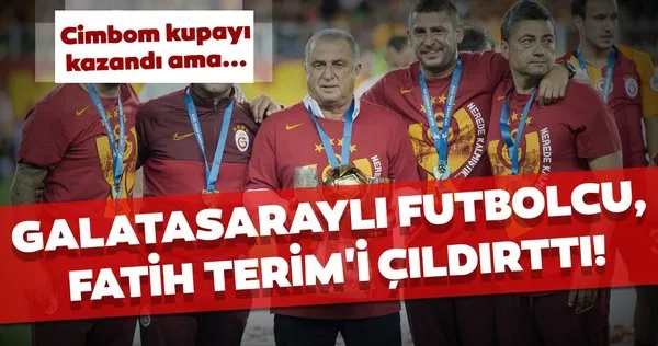 Galatasaraylı futbolcu, Fatih Terim'i çıldırttı!