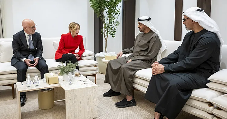 İtalya Başbakanı Meloni Abu Dabi’de: BAE Devlet Başkanı Al Nahyan ile bir araya geldi