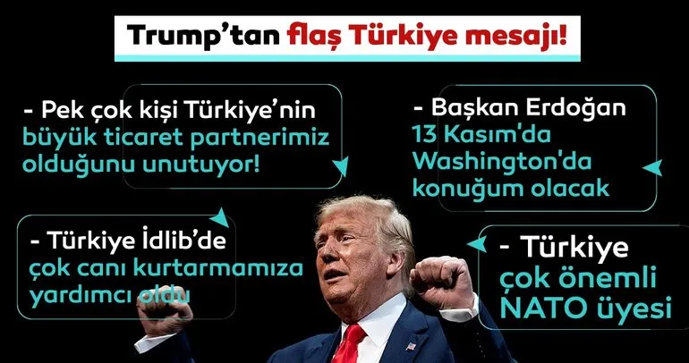 Son Dakika: Trump’tan kritik Türkiye mesajı!