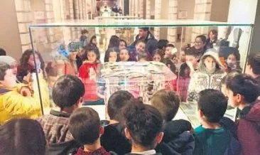 Öğrenciler müzede tarih içinde tur attı