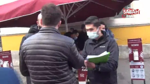 İstanbul İstiklal Caddesi'nde maske takmayan vatandaş yiyeceği cezayı öğrenince şoke oldu | Video