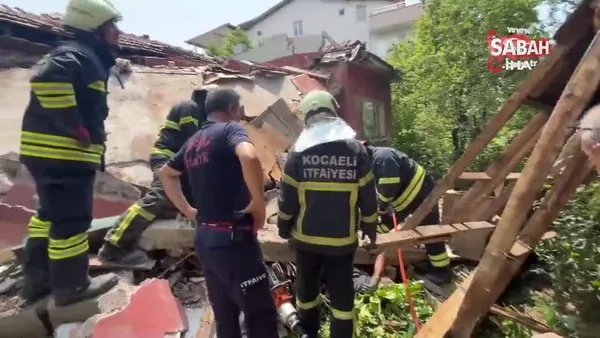 Kocaeli'de metruk ev çöktü: 2 kişi hayatını kaybetti  | Video