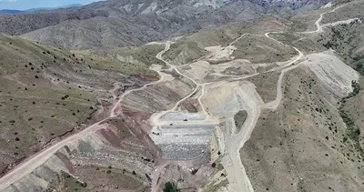 Kemah Karadağ Barajı'nda inşaat çalışmaları devam ediyor #erzincan