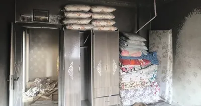 Çakmakla oyun faciayla bitti! Daire kullanılamaz halde