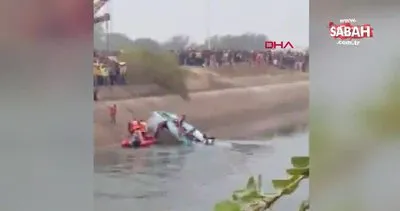 Hindistan’da yolcu otobüsü kanala düştü: 40 ölü | Video