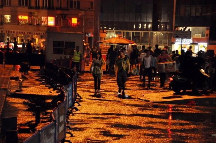 İstanbul’dan yağmur manzaraları 23.08.2015
