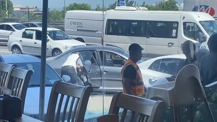 İstanbul’da güpegündüz dehşet: Dövüp arabayla kaçırdılar!