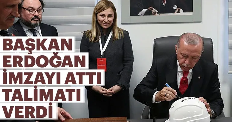 Başkan Erdoğan imzayı attı ve talimatı verdi